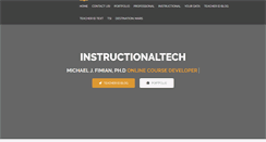Desktop Screenshot of instructionaltech.net
