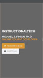 Mobile Screenshot of instructionaltech.net