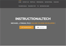 Tablet Screenshot of instructionaltech.net